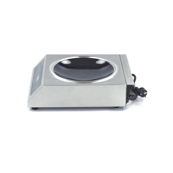 Wokbrander inductie | 60–240°C | RVS/Glas | Vrijstaand model | 3.5kW (230V) | 425x340x135(h)mm