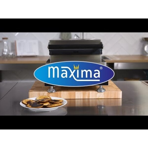 Pannenkoekmaker Amerikaans | 50–300°C | RVS | Antiaanbak bakplaat | 1.75kW (230V) | 300x380x260(h)mm