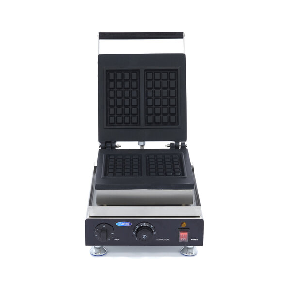 Wafelijzer | 50–300°C | RVS | Twee wafels tegelijk | 1.75kW (230V) | 300x380x260(h)mm