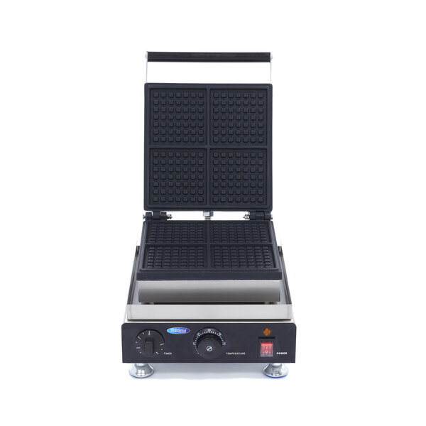 Wafelijzer | 50–300°C | RVS | Mini vierkante wafels | 1.75kW (230V) | 300x380x260(h)mm