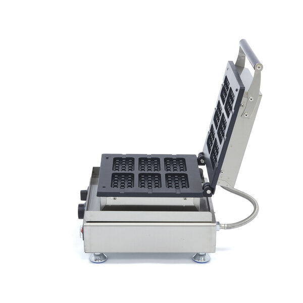 Wafelijzer Lolly Brusselse Wafel | 50–300°C | RVS | Zes wafels tegelijk | 1.75kW (230V) | 300x380x250(h)mm