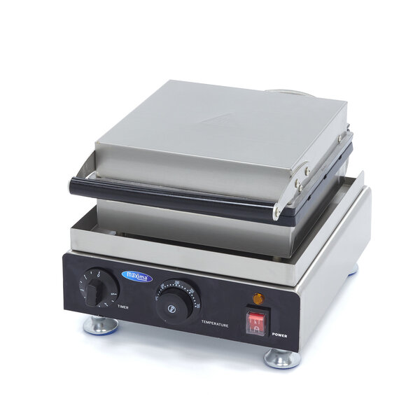 Wafelijzer Lolly Brusselse Wafel | 50–300°C | RVS | Zes wafels tegelijk | 1.75kW (230V) | 300x380x250(h)mm