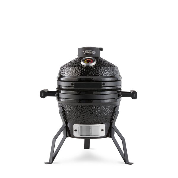 Premium Kamado BBQ | Compact formaat | Robuust keramiek | RVS rooster | 465x480x560(h)mm