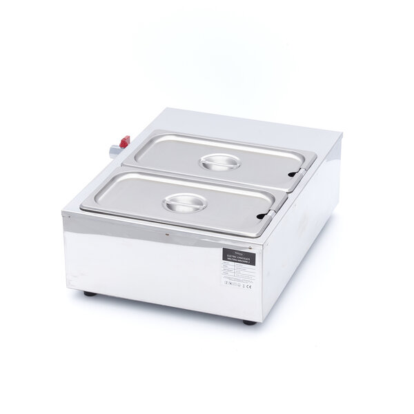 Chocoladesmelter | 1/3 GN | 2 GN Bakken | 30–100°C | 1.5kW (230V) | 410x490x170(h)mm