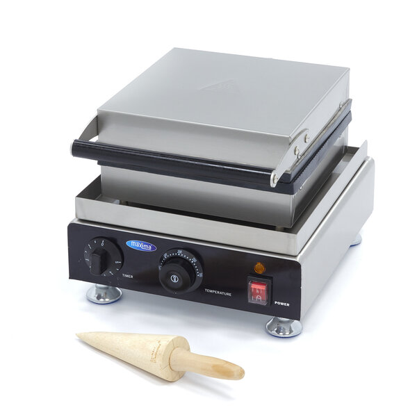 Wafelijzer Stroopwafel | 50–300°C | RVS | Aluminium bakvorm | 1.75kW (230V) | 300x380x260(h)mm