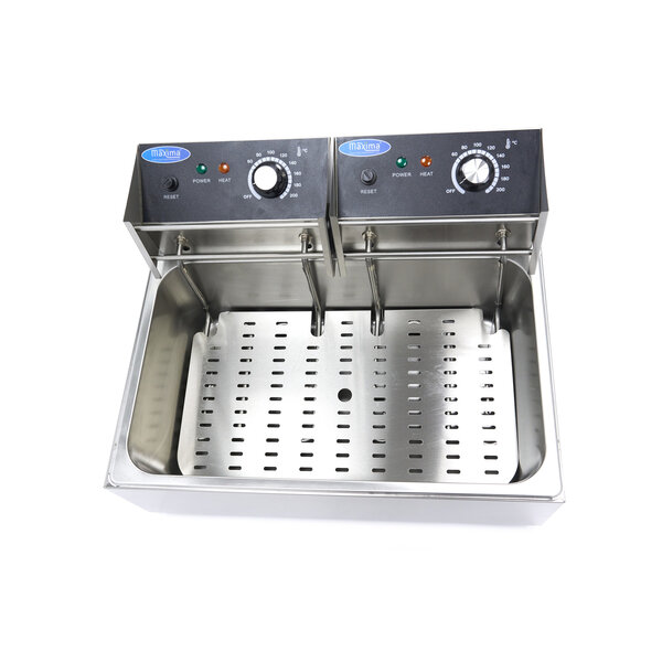 Frituurpan horeca | 50–200°C | RVS | Grote inhoud | 5kW (230V) | 570x440x315(h)mm