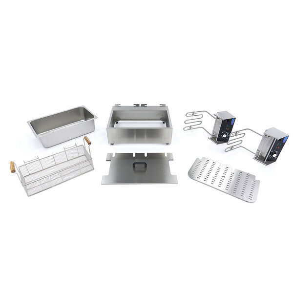 Frituurpan horeca | 50–200°C | RVS | Grote inhoud | 5kW (230V) | 570x440x315(h)mm