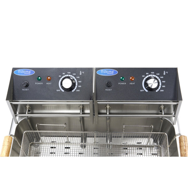 Frituurpan horeca | 50–200°C | RVS | Grote inhoud | 5kW (230V) | 570x440x315(h)mm