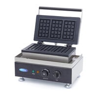 Maxima Wafelijzer | 50–300°C | RVS | Drie wafels tegelijk | 1.75kW (230V) | 380x315x275(h)mm