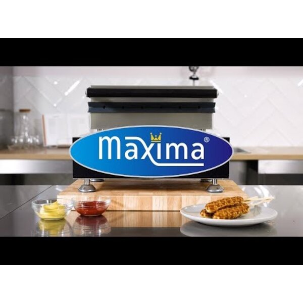 Wafelijzer | Zes worstenbroodjes tegelijk | 1.75kW (230V) | 380x310x260(h)mm