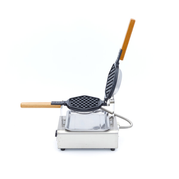 Wafelijzer Honingraat | 50–300°C | RVS | Draaibaar wafelijzer | 1.5kW (230V) | 240x375x305(h)mm
