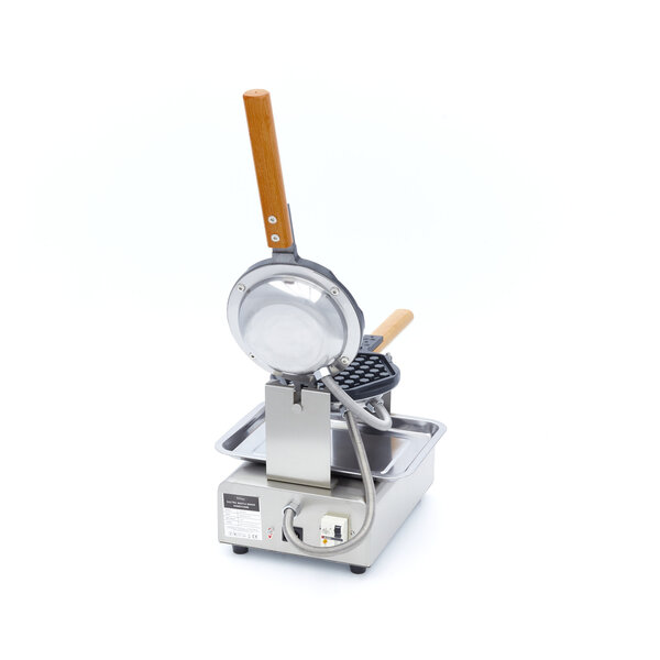 Wafelijzer Honingraat | 50–300°C | RVS | Draaibaar wafelijzer | 1.5kW (230V) | 240x375x305(h)mm