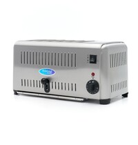 Maxima Broodrooster | RVS | Retro design | Instelbare timer | 2.57kW (230V) | 430x250x220(h)mm