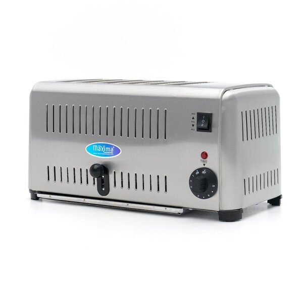 Broodrooster | RVS | Retro design | Instelbare timer | 2.57kW (230V) | 430x250x220(h)mm