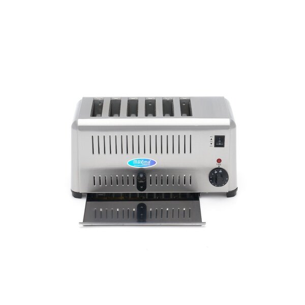 Broodrooster | RVS | Retro design | Instelbare timer | 2.57kW (230V) | 430x250x220(h)mm