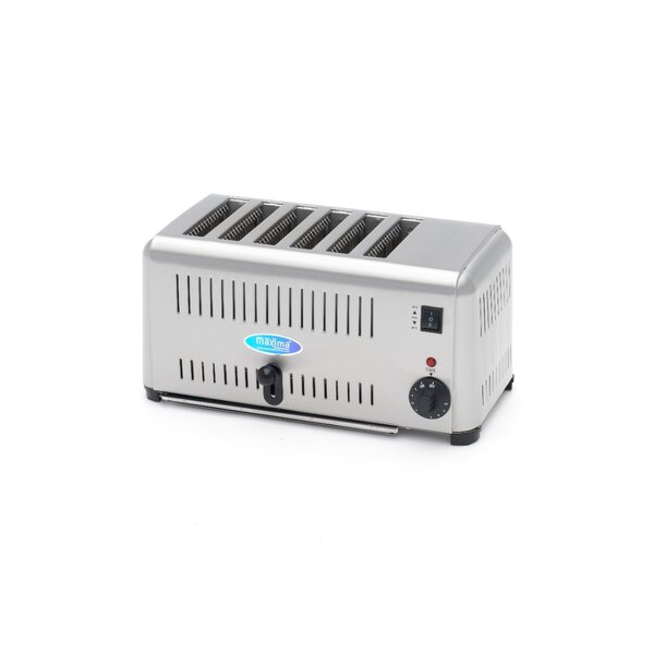 Broodrooster | RVS | Retro design | Instelbare timer | 2.57kW (230V) | 430x250x220(h)mm