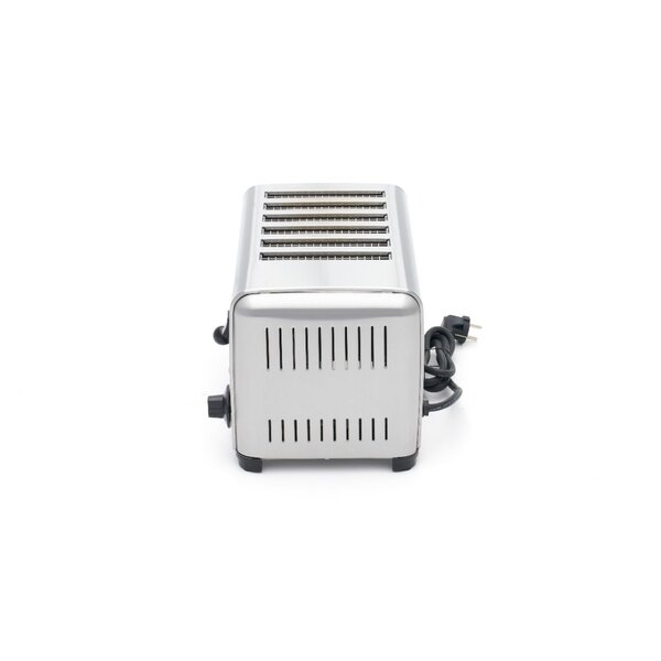 Broodrooster | RVS | Retro design | Instelbare timer | 2.57kW (230V) | 430x250x220(h)mm