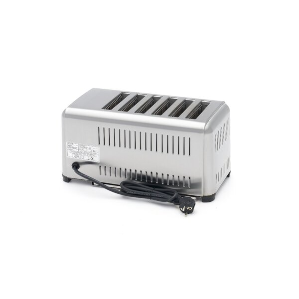 Broodrooster | RVS | Retro design | Instelbare timer | 2.57kW (230V) | 430x250x220(h)mm