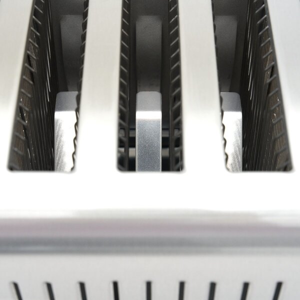 Broodrooster | RVS | Retro design | Instelbare timer | 2.57kW (230V) | 430x250x220(h)mm