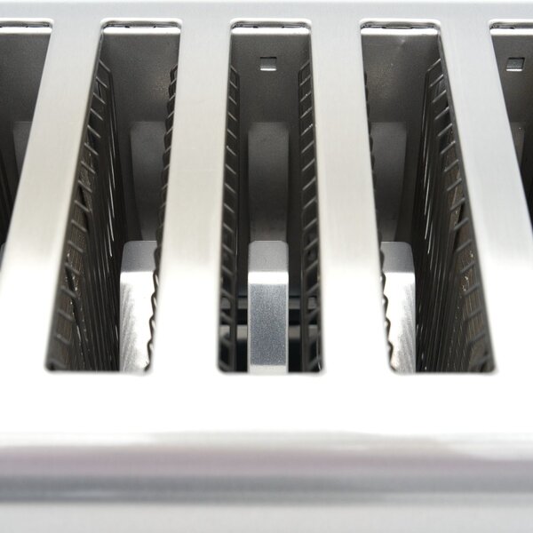 Broodrooster | RVS | Retro design | Instelbare timer | 2.57kW (230V) | 430x250x220(h)mm