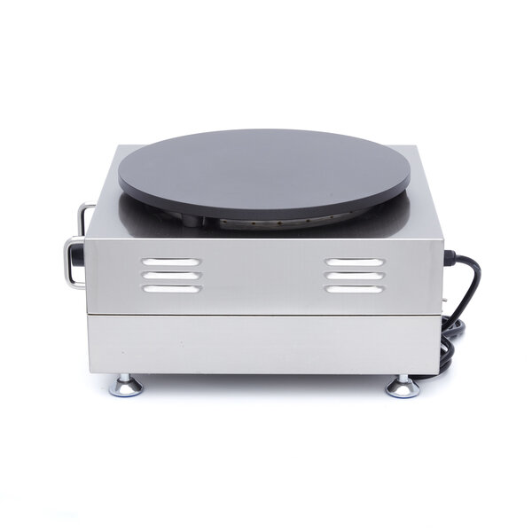 Crepebakplaat Enkele Crepe | 50–300°C | RVS | Antiaanbaklaag | 3kW (230V) | 445x500x250(h)mm