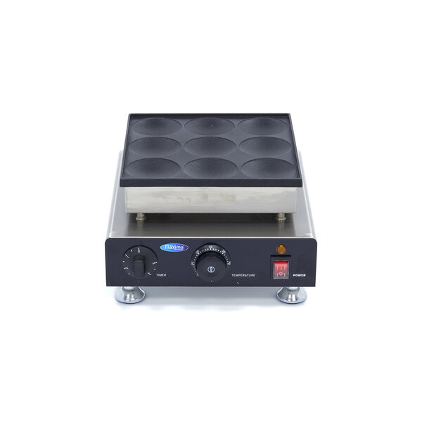 Pannenkoekplaat Amerikaans | 50–300°C | RVS | Antiaanbak bakplaat | 1kW (230V) | 300x380x200(h)mm