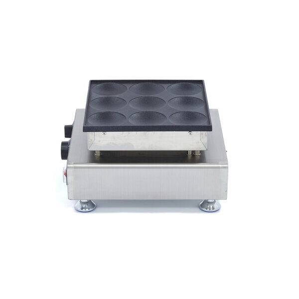 Pannenkoekplaat Amerikaans | 50–300°C | RVS | Antiaanbak bakplaat | 1kW (230V) | 300x380x200(h)mm