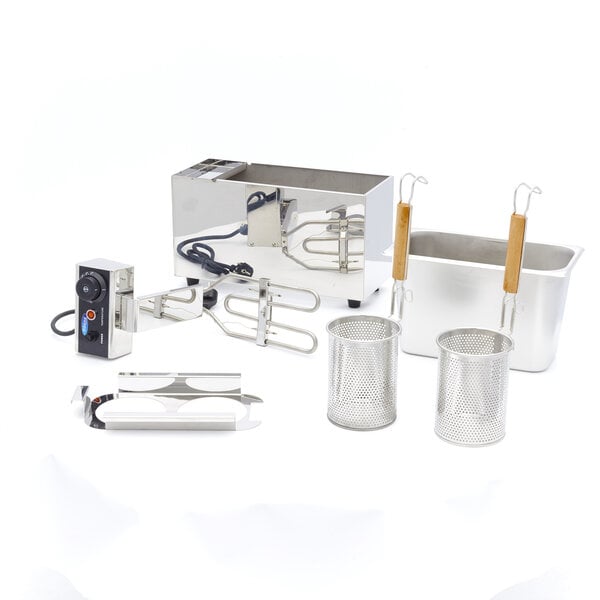 Pastakoker | 4 Liter Capaciteit | 30–110°C | RVS | 2kW (230V) | 165x410x320(h)mm