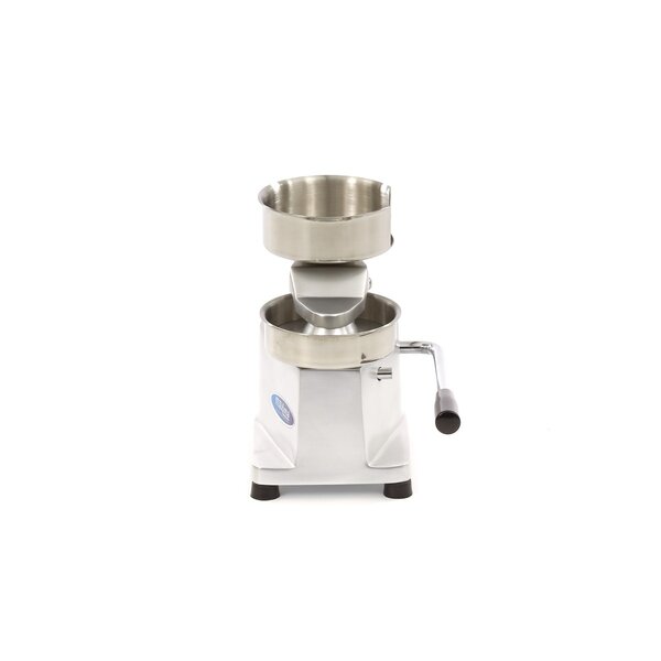 Hamburgerpers | RVS | Handmatig tafelmodel | RVS onderdelen | 211x288x275(h)mm