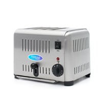 Maxima Broodrooster | RVS | Retro design | Kruimellade | 1.8kW (230V) | 290x250x220(h)mm