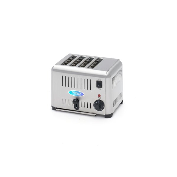 Broodrooster | RVS | Retro design | Kruimellade | 1.8kW (230V) | 290x250x220(h)mm