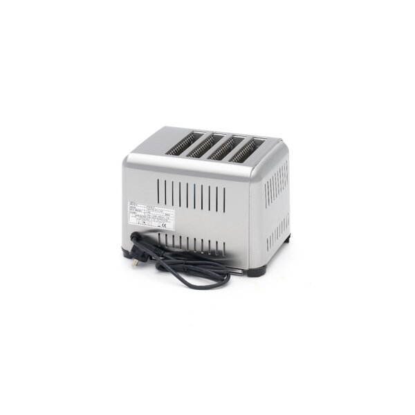 Broodrooster | RVS | Retro design | Kruimellade | 1.8kW (230V) | 290x250x220(h)mm