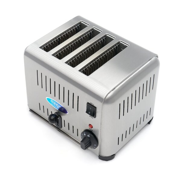 Broodrooster | RVS | Retro design | Kruimellade | 1.8kW (230V) | 290x250x220(h)mm