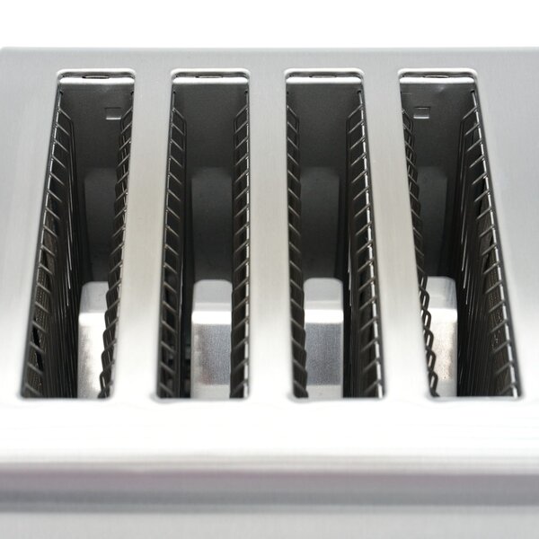 Broodrooster | RVS | Retro design | Kruimellade | 1.8kW (230V) | 290x250x220(h)mm