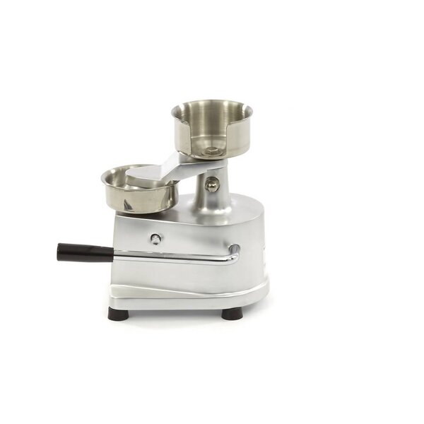 Hamburgerpers | RVS | Handmatig tafelmodel | RVS onderdelen | 211x289x275(h)mm