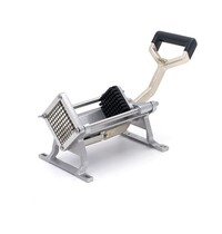 Maxima Professionele Frietsnijder Horizontaal | Aluminium | Robuust ontwerp | Scherpe messen | 440x250x330(h)mm