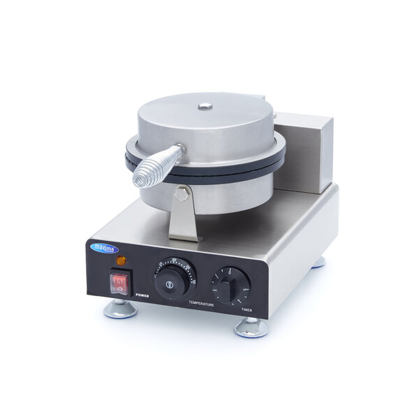 Wafelijzer ijshoorn | 50–300°C | RVS | Snelle opwarming | 1kW (230V) | 250x350x270(h)mm