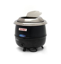 Maxima Soepketel | 13 Liter Capaciteit | 20–90°C | RVS/Gecoat aluminium | 0.65kW (230V) | Ø390x350(h)mm