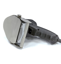 Maxima Elektrisch kebabmes | RVS mes 100 mm | Snijdikte 0-8 mm | 0.08kW (230V) | 150x110x190(h)mm