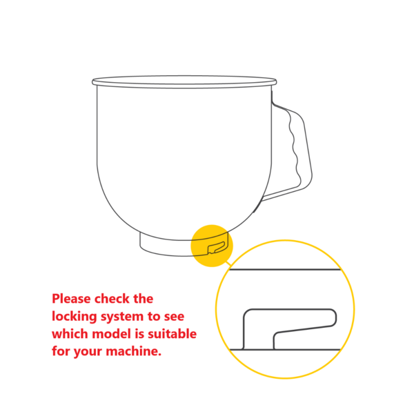 RVS mengkom | Hygiënisch materiaal | Stevig ontwerp | Vergrendelsysteem | 220x220x210(h)mm