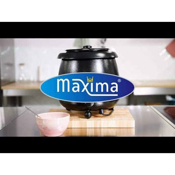 Soepketel | 10 Liter Capaciteit | 20–90°C | RVS/Gecoat aluminium | 0.4kW (230V) | Ø330x360(h)mm