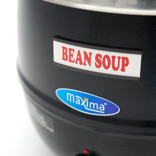 Soepketel | 10 Liter Capaciteit | 20–90°C | RVS/Gecoat aluminium | 0.4kW (230V) | Ø330x360(h)mm