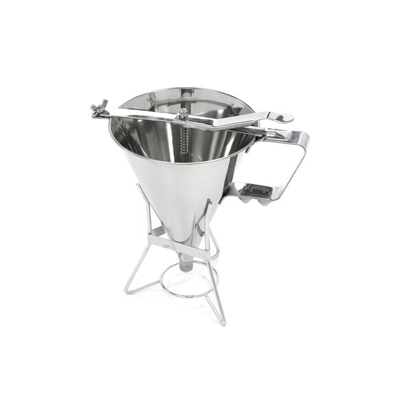 Beslagdispenser | RVS uitvoering | Doseerknop | Statief inbegrepen | 240x245x200(h)mm