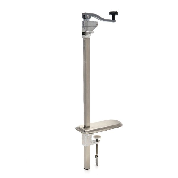 Blikopener handmatig | RVS | Handmatige bediening | Stevige tafelklem | 260x115x730(h)mm