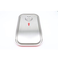 Maxima GN-Deksel | RVS | 1/1 GN | Handgreep | Luchtdicht 