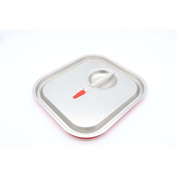 GN-Deksel | RVS | 2/3 GN | Handgreep | Luchtdicht