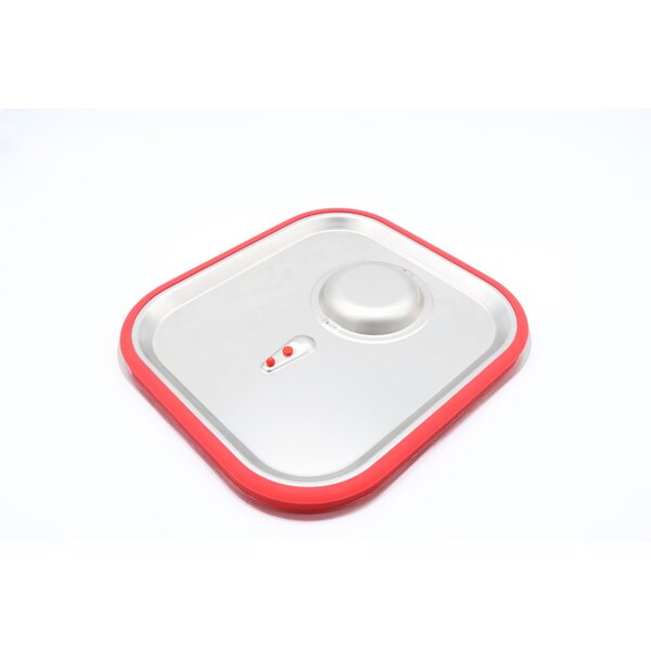 GN-Deksel | RVS | 2/3 GN | Handgreep | Luchtdicht