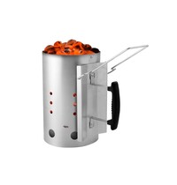 Maxima Brikettenstarter | Gealuminiseerd staal | Cool touch handgreep 