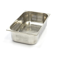 Maxima Gastronorm Bak RVS Geperforeerd | Geperforeerd | Stapeling mogelijk | Vaatwasmachinebestendig | 530x325x150(h)mm