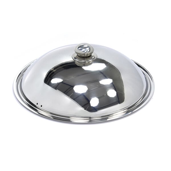 Wok Deksel RVS Inductie | Perfect passend | Ergonomisch handvat | Vaatwasserbestendig | Ø360x80(h)mm